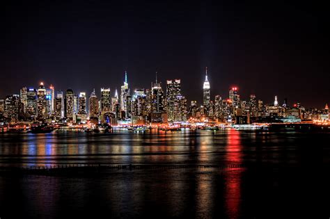 New York City Manhattan Skyline At Night 02 Flickr Photo Sharing