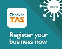 Contain a custom webform, page. Check In Tas | COVID-19