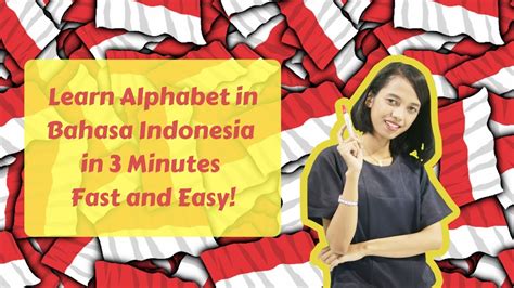 How To Learn Indonesian Alphabet Pronunciation With Abc Song Youtube