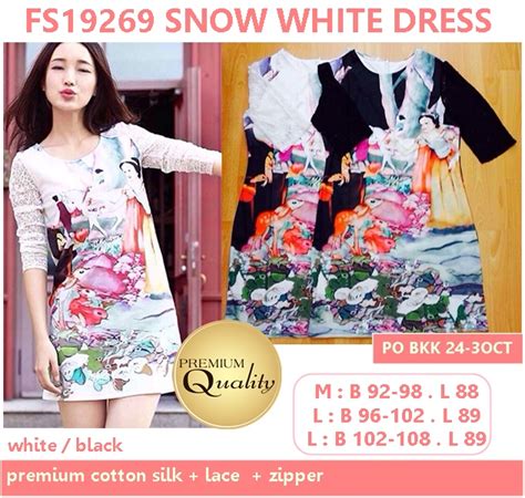 Snow White Dress Supplier Baju Bangkok Korea Dan Hongkong Premium