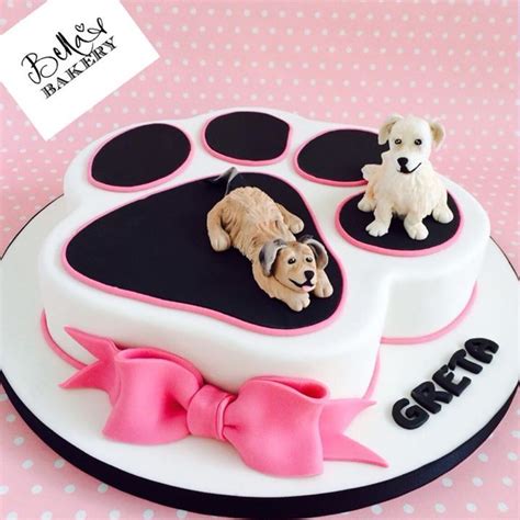 Dog Cake With Images Paw Cake Dog Cakes Animal Cakes