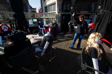 Dutch Bar Owners Sex Workers Protest Against Virus Lockdown Guests Sex Workers One Netherlands