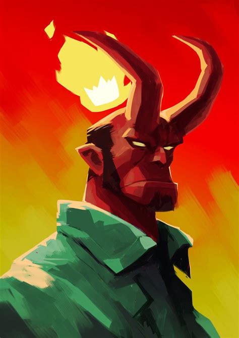 Hellboy Fanart By Loboborges Hellboy Wallpaper Comic Character