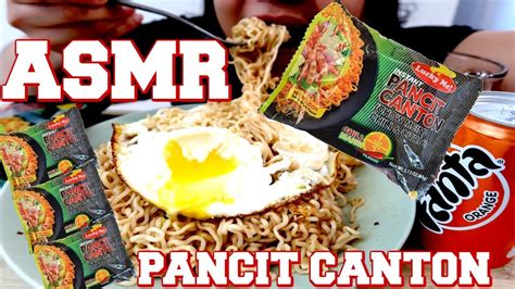 Asmr Pancit Canton Mukbang Eating Sounds Peggie Neo Inspired Youtube