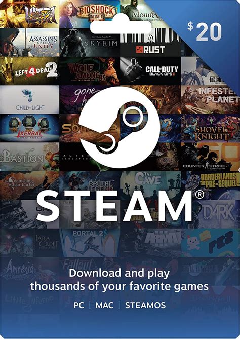 We did not find results for: Cartão Virtual Steam R$ 20 - Gift Card: Amazon.com.br: Games