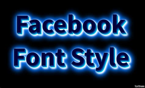 Facebook Font Style Text Effect And Logo Design Font