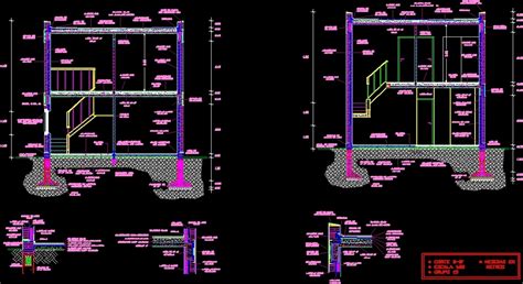 Section Foundation Details Dwg Section For Autocad Designs Cad