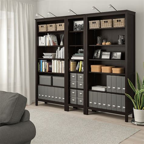 Hemnes Bookcase Black Brown 9018x7712 Ikea