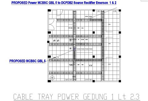 Power Cable Tray Detail For Electrical Cad Drawing In Autocad Dwg File
