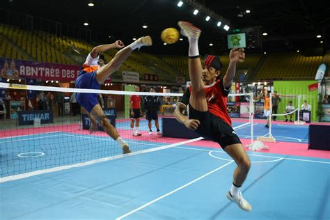 We're looking at malaysia and at thailand. KELAB SEPAK TAKRAW MALAYSIA AIRLINES: TAKRAW FRANCE