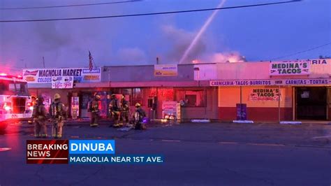 Fire Breaks Out Inside Dinuba Business Abc30 Fresno