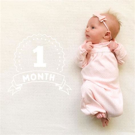 Happy One Month Old Sweet Reese Henleyandhadley Your Little Lady Is
