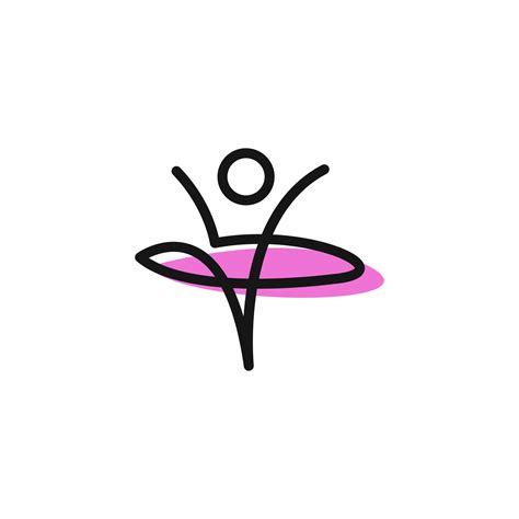 Ballet Dance Logo Design With Abstract Symbols Dancing Woman 5488641