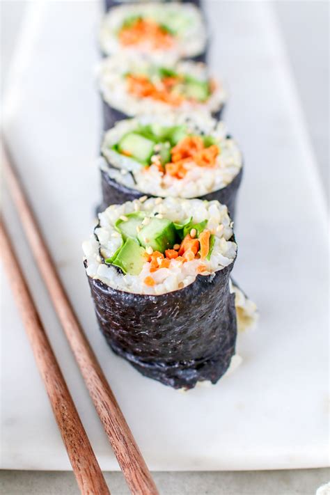 Brown Rice Sushi Rolls Easy And Healthy Healthnut Nutrition