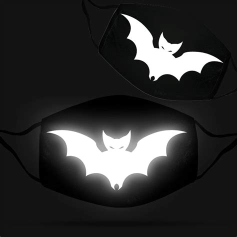 Halloween Bat Face Mask Alycandy