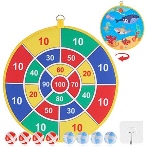 Snagshout Dart Board Game For Kids With 8 Sticky Balls Safe Classic