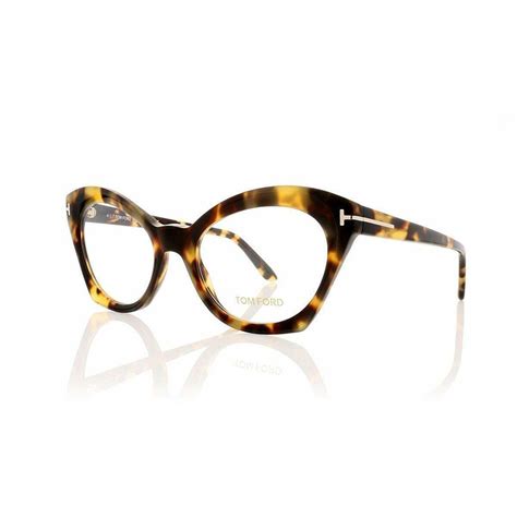 tom ford cateye eyeglasses tf5456 056 tortoise 52mm ft5456 walmart