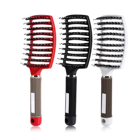 Professional Salon Hair Brush Hair Scalp Massage Comb Detangle Paddle Hairbrush Hair Massager