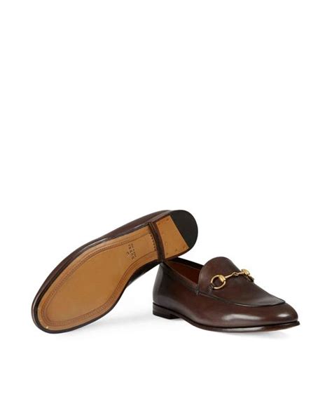Gucci Jordaan Loafer In Leather In Brown Lyst