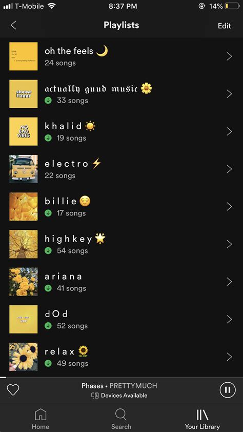 Spotify Aesthetic Account Olivia Decker Playlist Names Ideas Vibe