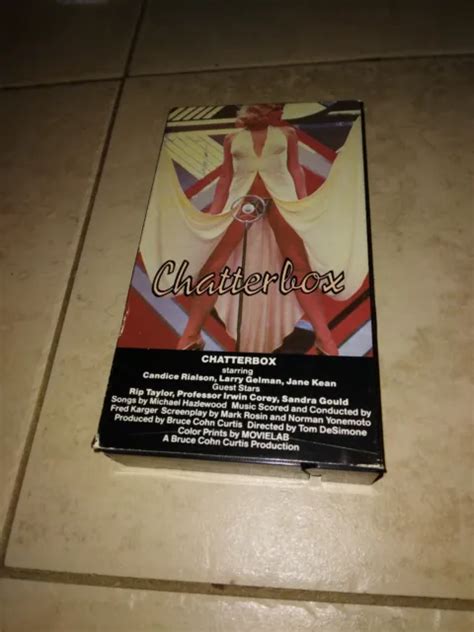 Chatterbox Vhs Sex Sleaze Comedy Candace Rialson Htf Orion 2995 Picclick