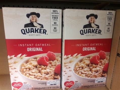 2 X Quaker Instant Oatmeal Original 12 Packets Each Ebay