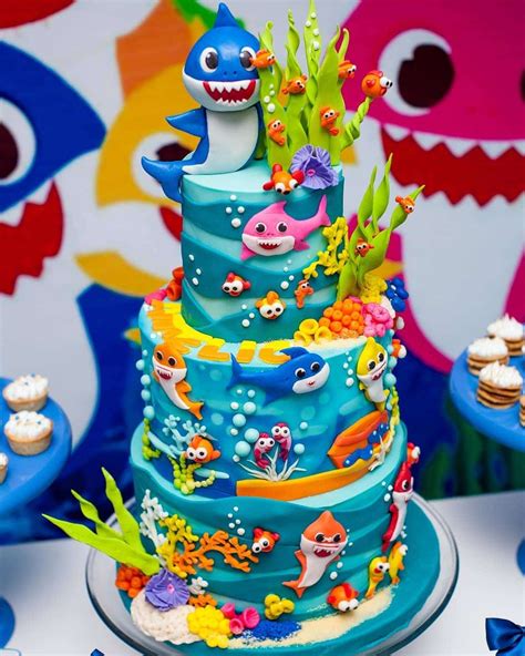 15 Adorable Baby Shark Birthday Cake Ideas Theyre So Cute