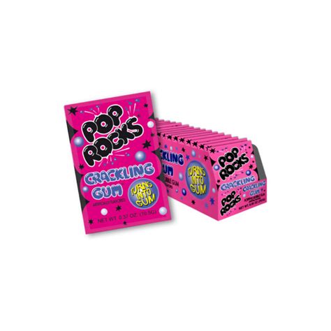 Pop Rocks Bubble Gum 24pc American Candy Kellys Wholesale