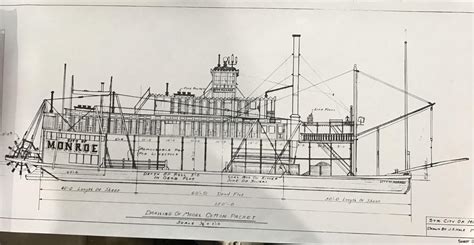 City Of Monroe By Cborgm Scale ¼ To Foot Western River Steamboat