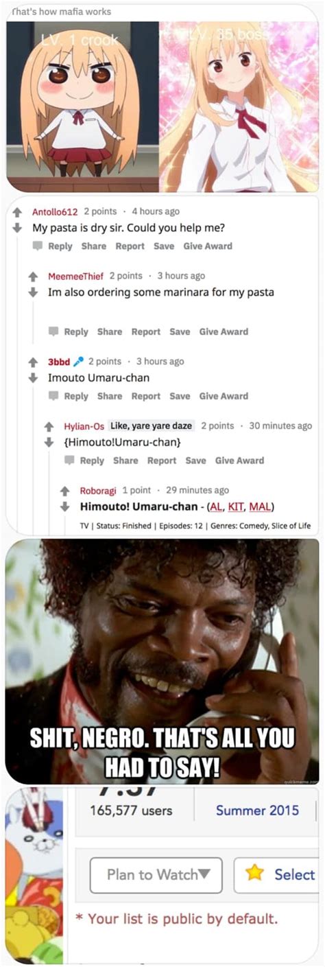 Crowdsourcing your romantic woes on reddit. When your source of recommendations is Reddit anime memes ...