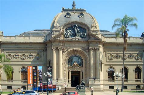 Museo Nacional De Bellas Artes In Santiago De Chile Chile Franks