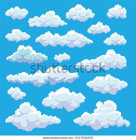 8285 Afbeeldingen Voor Clouds Pixel Art Afbeeldingen Stockfoto‘s En Vectoren Shutterstock