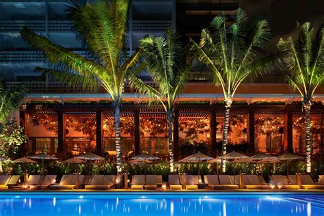 It sits between south miami and mid beach, with few walkable bars and restaurants, but one time out tip: The Miami Beach EDITION - Florida- Luxuria Vacations