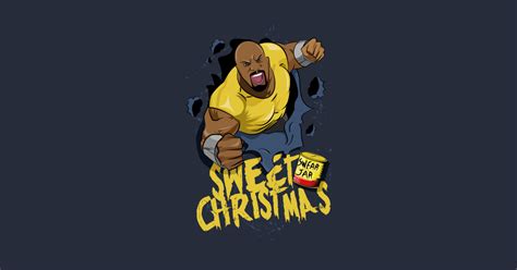 Luke Cage Sweet Christmas Superheroes T Shirt Teepublic