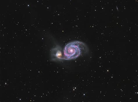 M51 The Whirlpool Galaxy Astrodoc Astrophotography By Ron Brecher