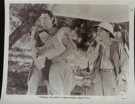 Tarzan Escapes 8 X 10 Still 1936 Johnny Weissmuller Maureen Osullivan By Directed By Richard