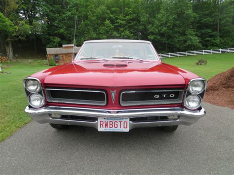 1965 Pontiac Gto Original Unrestored Low Miles Classic Pontiac