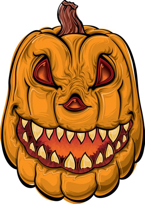 Free Vector Graphic Pumpkin Halloween Cartoon Free