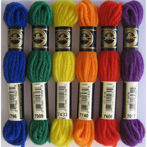 Dmc Tapestry Wool Skeins Dmc Embroidery Floss Wool Skein Yarn Colors