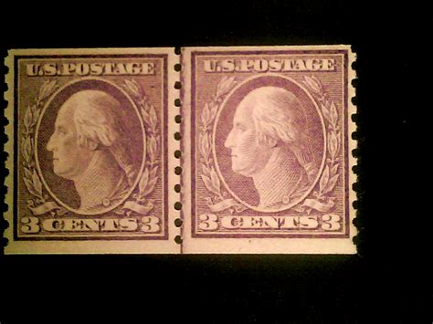 U S Stamps Scott 493 Three Cent Washington Joint Line Pair Mnh Cv 230