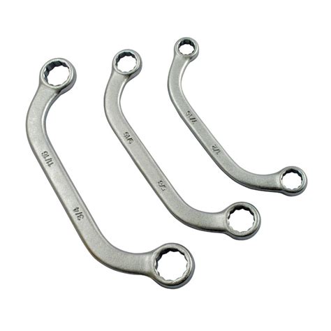 907375 Curved Box End Wrench Set 3 Piece