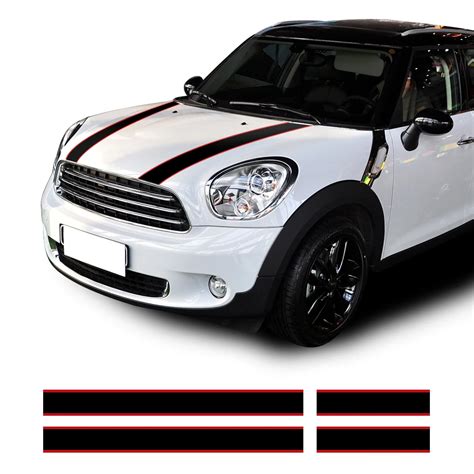 Car Hood Trunk Engine Cover Rear Line Vinyl Decal Bonnet Stripe