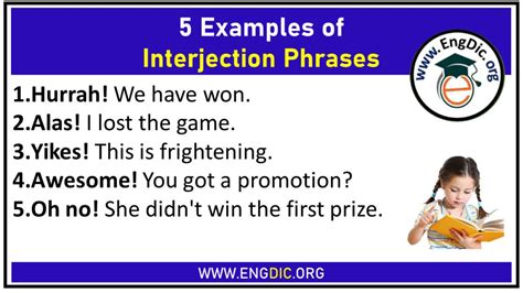 5 Examples Of Interjection Phrases Engdic