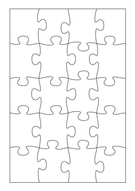 Set page margins to zero if you have trouble fitting the template on one page (file, page setup or file, printer setup in most. 19 Printable Puzzle Piece Templates ᐅ Template Lab ...
