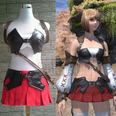 Final Fantasy Xiv Miqote Cosplay Costume In Game Costumes From Novelty