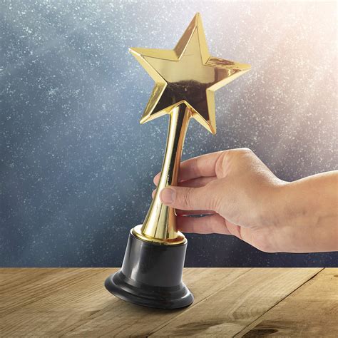 Buy Prextex 10 Inch Gold Star Award Trophy For Trophy Awards And Party