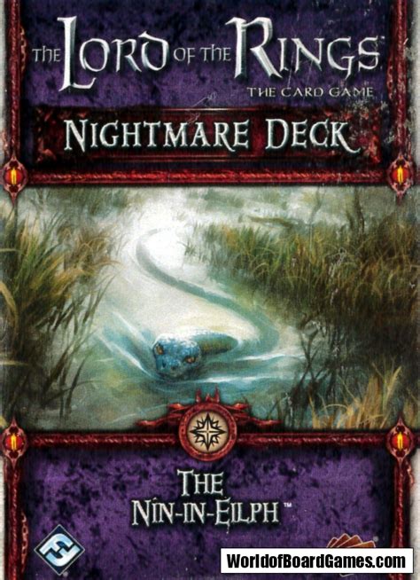 The Lord Of The Rings The Card Game The Nîn In Eilph Nightmare Deck