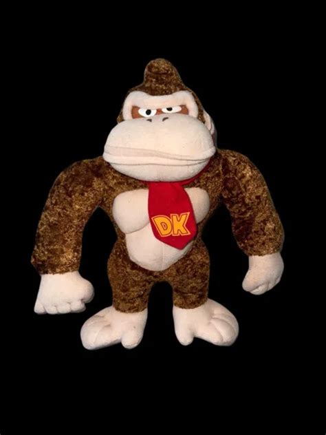 Nintendo Donkey Kong Dk Plush Stuffed Animal 95 Kellytoy 2001 570