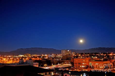 Albuquerque At Night Photograph