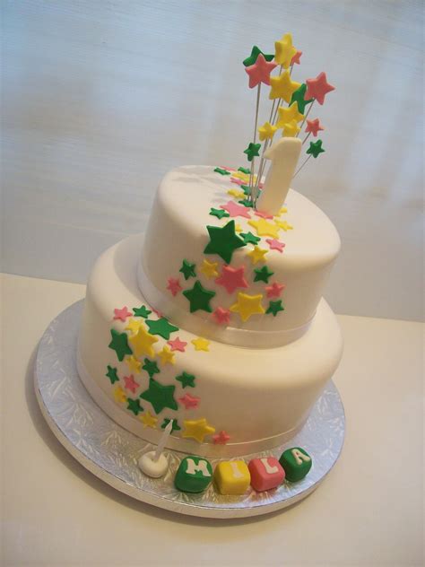 1st Birthday Cake 349 • Temptation Cakes Temptation Cakes
